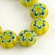 Handmade Millefiori Glass Beads Strands LK-R004-02A-1