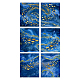 Chemiefaser-Öl-Leinwand hängendes Gemälde AJEW-WH0173-123-1