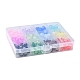 360 pièces 12 couleurs perles acryliques craquelées transparentes CACR-YW0001-02-6
