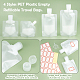 PH PandaHall 86pcs Refillable Empty Squeeze Pouch Set 24pcs 4 Styles 30/50/100ml (1/1.6/3.3 fl.oz) Travel Fluid Makeup Packing Bag with 2pcs Cosmetic Jars 4pc Funnel 56pcs Label for Lotion Shampoo ABAG-PH0001-05-7