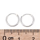 Risultati di orecchini a cerchio in argento sterling X-STER-E062-05A-S-4