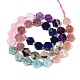 Нитки бусин для чакры из натурального лазурита G-P534-A27-01-2