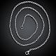 Ожерелья-цепочки из хирургической нержавеющей стали объемом 316 л для мужчин NJEW-BB07991-18-2