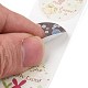8 patrones de rollos de pegatinas de papel autoadhesivas con tema de pascua DIY-C060-03Q-4
