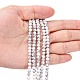Synthetic Howlite Beads Strands G-E110-4mm-5-6