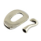 Tibetan Style Alloy Hook and Eye Clasps TIBE-S258-AS-LF-1