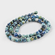 Natural Chrysocolla Beads Strands G-P358-06-6mm-2