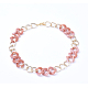 (vente de bijoux fêtes d'usine) colliers de chaîne NJEW-JN02801-02-1