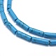 Chapelets de perles en turquoise synthétique G-F631-D08-3