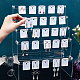 DIY 5-Tier Stairs Shape Acrylic Earring Displays Holder Set ODIS-WH0029-64B-3