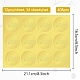 34 hoja de pegatinas autoadhesivas en relieve de lámina dorada. DIY-WH0509-009-2