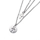 304 Stainless Steel Tiered Necklaces NJEW-JN02350-02-3