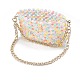Perline acriliche trasparenti in sacchetti di perline intrecciate AJEW-BA00091-4