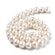 Fili di perle di perle d'acqua dolce coltivate naturali PEAR-L033-25-01-3