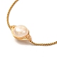 Natürliche Barockperle Keshi-Perlenkette für Mädchenfrauen BJEW-JB06856-01-4