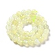 Chapelets de perles en jade naturelle nouvelle G-F716-04A-3