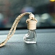 Ornement suspendu de bouteille de parfum en verre de coeur AUTO-PW0001-31-2