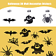 Superfindings 9 ensembles 3 styles halloween 3d stickers muraux décoratifs DIY-FH0005-50-4