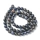 Chapelets de perles en saphir naturel G-F748-M01-05-3