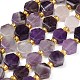 Natürlichen Amethyst Perlen Stränge&nbsp;G-F833-B08-01-2