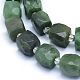 Brins de perles de jade canadien naturel G-L552D-17-2