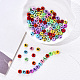 Perline acriliche di colori misti artigianali SACR-YW0001-07-5