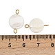 Подвески-коннекторы из натуральных ракушек STAS-D378-21G-3