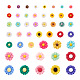 Craftdady 210Pcs 7 Style Resin Cabochons CRES-CD0001-02-2