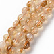 Chapelets de perles de citrine naturelle X-G-S362-105B-1