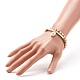 Ensemble de bracelets extensibles synthétiques turquoise (teints) à puissance énergétique pour filles et femmes BJEW-JB06785-3