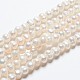 Fili di perle di perle d'acqua dolce coltivate naturali A02S7013-5