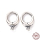 925 Sterling Silver Spring Gate Clasps STER-D036-11AS-1