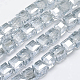 Pearl Luster Plated Crystal Glass Beads Strands EGLA-F016-B01-2
