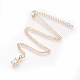 Brass Cubic Zirconia Pendant Necklaces NJEW-T002-01G-2