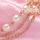 Acryliques imitation broches de sécurité des perles de nacre en alliage tendance JEWB-JL005-3