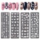 Stainless Steel Nail Art Stamping Plates MRMJ-R082-065-2