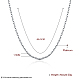 Латунные кабельные цепи ожерелья MAK-BB31274-18-3