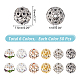 GLOBLELAND 300Pcs Alloy Rhinestone Beads Disco Ball Bead Crystal Spacer Bead Multicolored Glittering Craft Beads Round Connector Beads for Handmade Jewelry Craft Bracelet Necklace(Mixed Color) FIND-GL0001-23-2