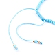 Verstellbare Nylonschnur geflochtenen Perlen Armbänder BJEW-JB06023-05-3