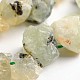 Nuggets préhnite naturelle brins de perles de pierres précieuses G-J332-A07-1