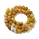 Chapelets de perles en agate à rayures naturelles/agates à bandes G-A246-10mm-15-3