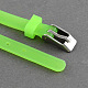 Hot Selling! Adjustable Rubber Silicon Bracelets X-BJEW-R242-M-4