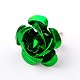 Stylish Aluminum Iron Rose Flower Stud Earrings EJEW-PJE752-2