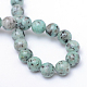 Chapelets de perles en jaspe sésame naturel / jaspe kiwi X-G-R345-8mm-12-3