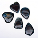 Mixed Shape Dyed Natural Striped Agate/Banded Agate Pendants G-R270-82-1