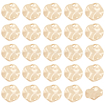 Benecreat 30 упаковка 18k позолоченные подвески в виде листьев лотоса подвески для сделай сам ожерелье браслет серьги ювелирные изделия изготовление поделок, 10 мм