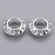 Европейские сплавочные бусины тибетского стиля  TIBEB-EAA386Y-S-FF