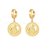 Серьги-кольца из нержавеющей стали 304 FL9433-2