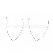 Серьги из нержавеющей стали 316 с ионным покрытием STAS-B025-02P