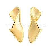 Серьги-гвоздики из латуни для женщин KK-Z038-14G